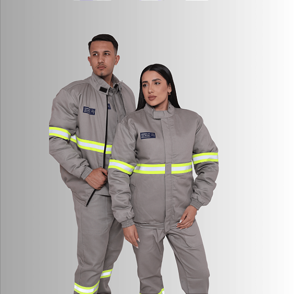 Jaqueta NR10 - Algodão - CA 49.730 - Cinza