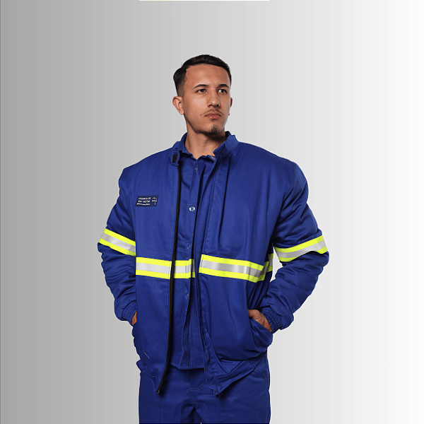 Jaqueta NR10 - Algodão - CA 49.730 - Azul Royal