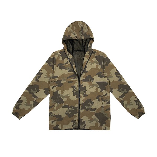 JAQUETA POLIAMIDA CAMUFLADA