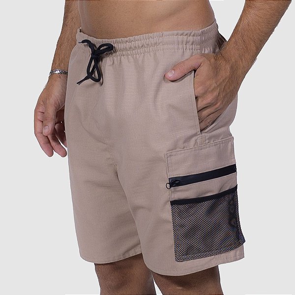 SHORTS CARGO RIP STOP - CAQUI