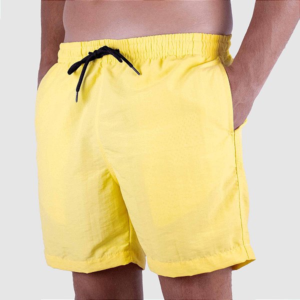 SHORTS POLIAMIDA - AMARELO