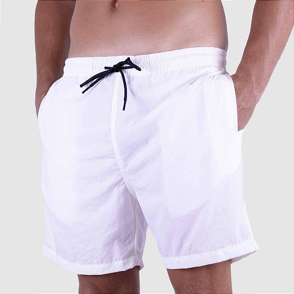 SHORTS POLIAMIDA - OFF WHITE