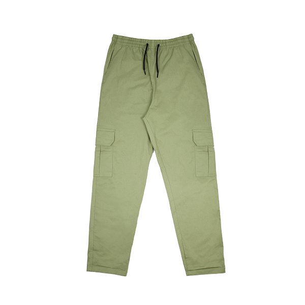 CALÇA CARGO SARJA - VERDE