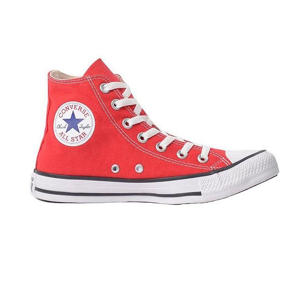 Tênis Converse CT00040004  Chuck Taylor All Star Hi - Vermelho