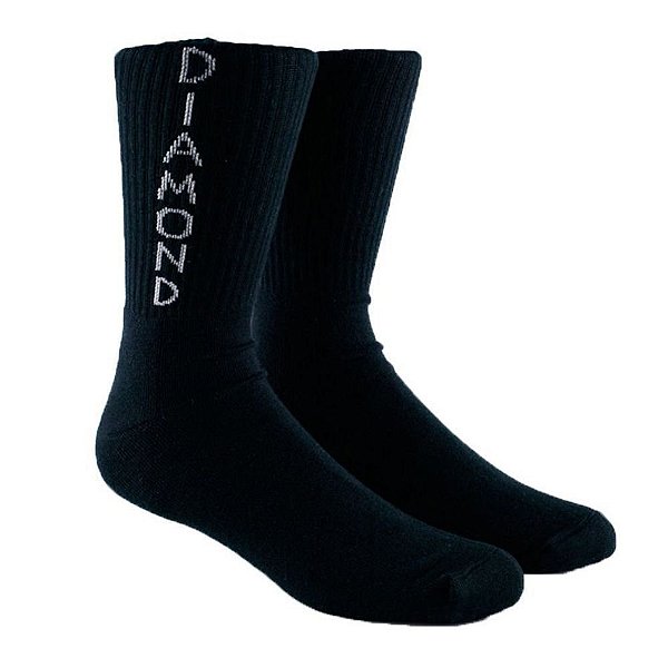 Meia Diamond Hobbs Crew Preto