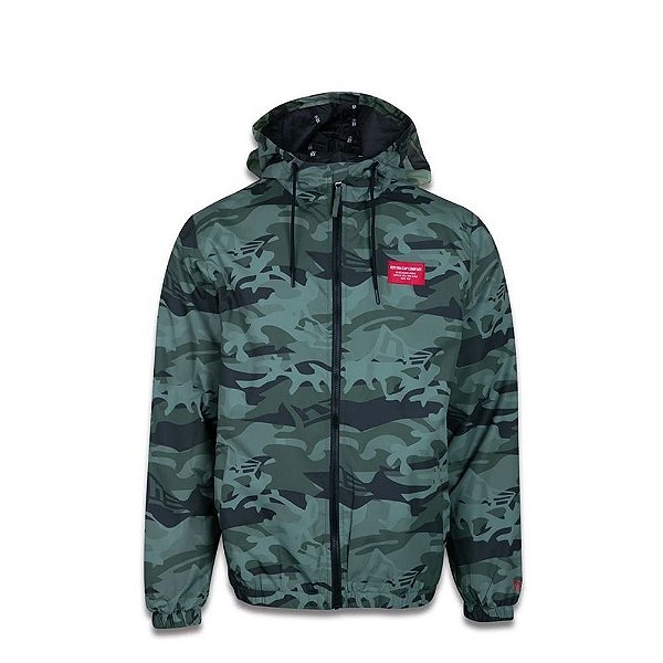 Jaqueta New Era Corta Vento Military Full Print