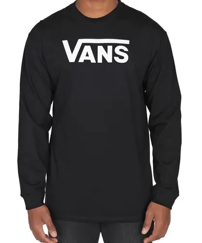 Camiseta Vans Classic Ls Boys - Preto