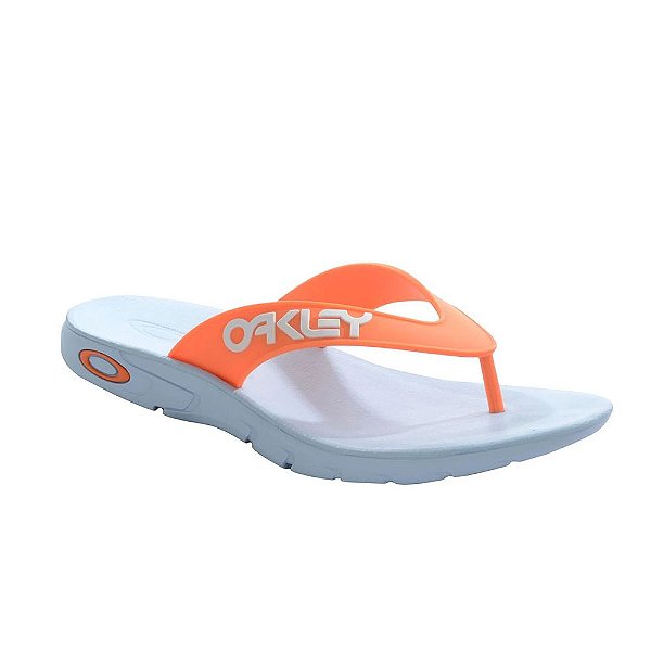 Chinelo Oakley Rest II - Azul/Laranja