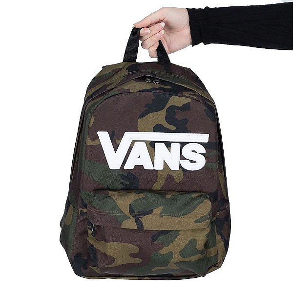 Mochila Vans New Skool Backpack Classic Camo