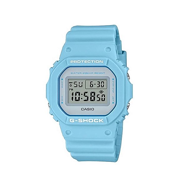 Relógio Casio Unisex G-Shock Soft Colors Azul DW-5600SC-2DR