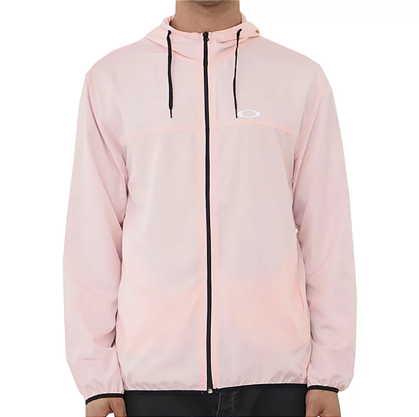 Jaqueta Corta Vento Oakley Windbreaker Rosa Claro