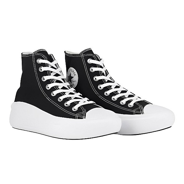 Tênis Converse CT15460001  Chuck Taylor All Star Move Cano alto - Preto