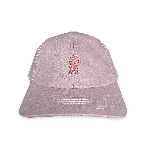 Bone Grizzly OG Bear Dad Hat - Rosa