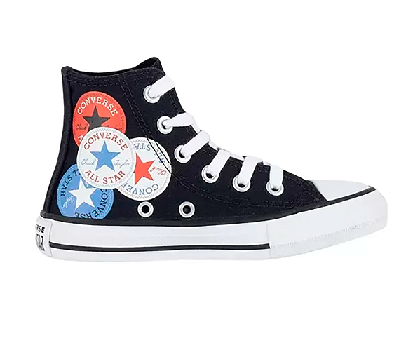 Tênis Converse CK11210001 Chuck Taylor All Star Sticker Stash Preto