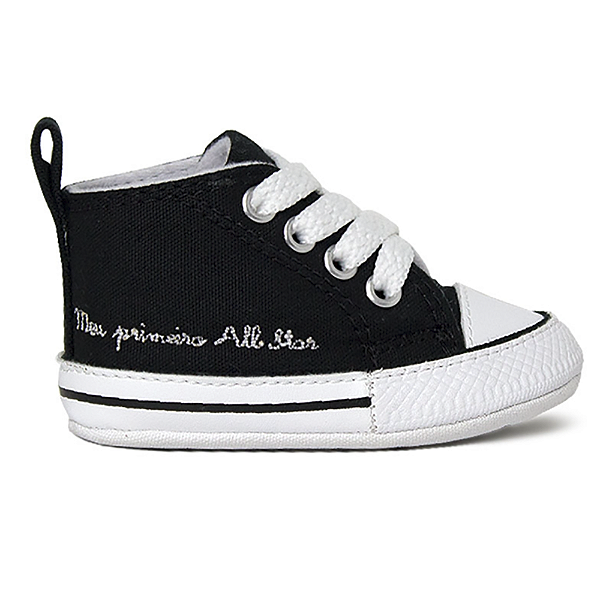 Tênis Converse CK04400001 Chuck Taylor All Star Infantil My First Preto