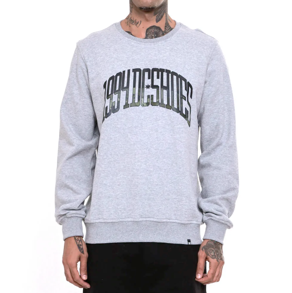 DC Shoes Moletom Care 94 Collegiate Crew Neck