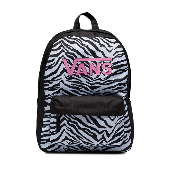 Mochila Vans Girls Realm Backpack White Black VN0A4ULTYB2