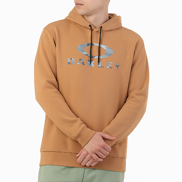 Moletom Oakley Canguru Fechado Cammo Hoddie - Marron