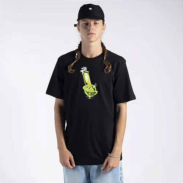 Camiseta Bong Lost - Preto