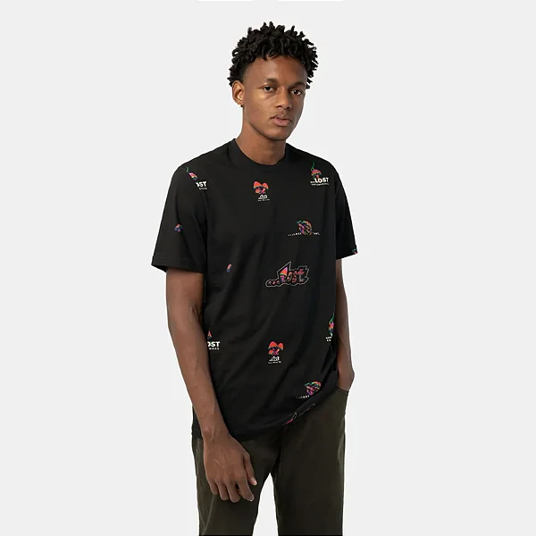 Tshirt Lost Especial Mushroom - Preto