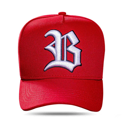 Bone BLCK Snapback Wings - Vemelho