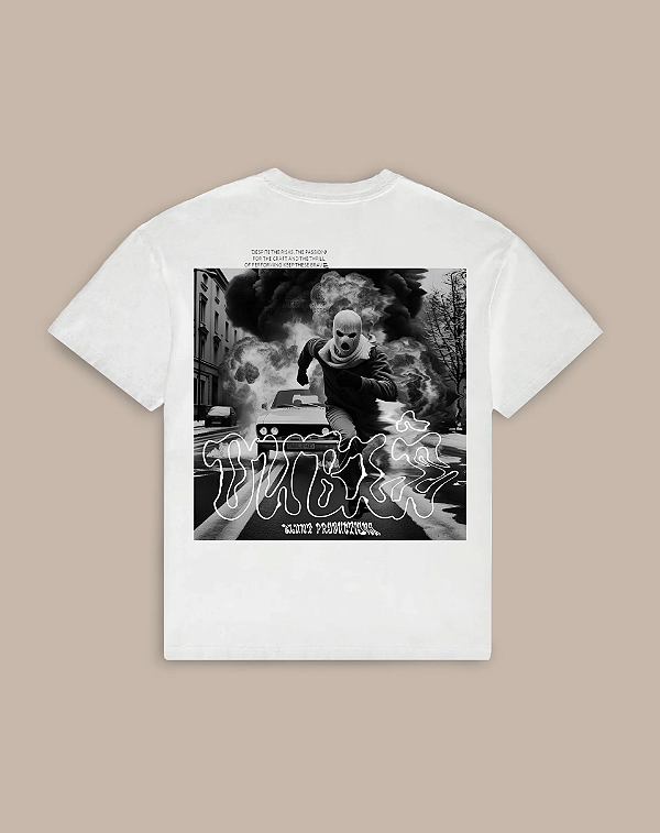 Tshirt Blunt Boxy Stunt - Branco