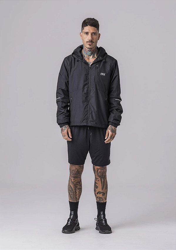 Jaqueta Rock&Soda Windbreaker RSX08 - Preto