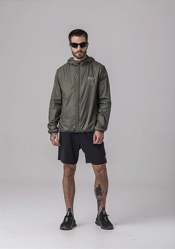 Jaqueta Rock&Soda Windbreaker RSX09 - Verde Militar