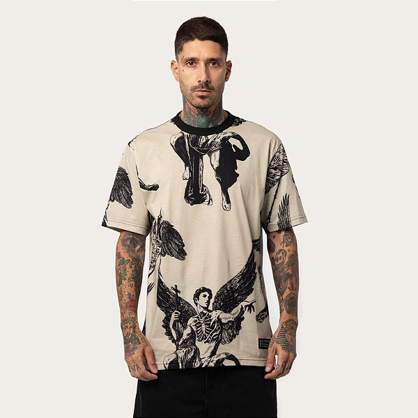 Tshirt MCD Especial Anjos Do Apocalipse - Bege