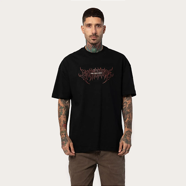 Tshirt MCD Boxfit Caligrafiti MoreCore - Preto