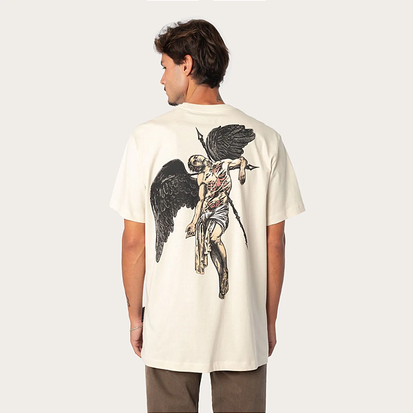 Tshirt MCD Regular Anjo Apocalipse - Bege