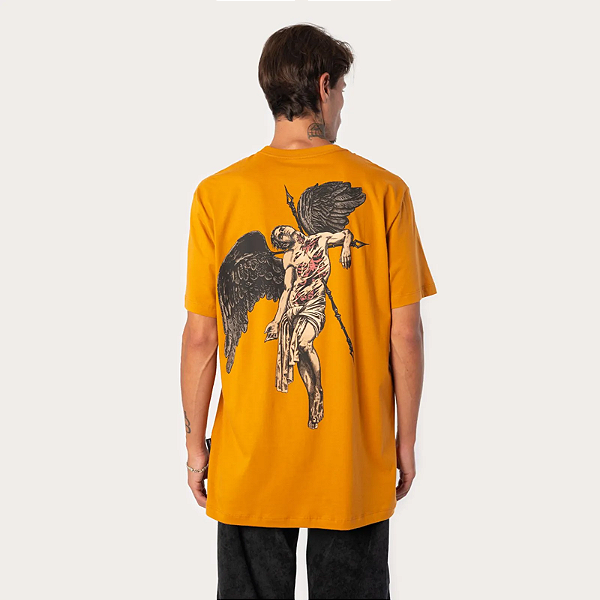Tshirt MCD Regular Anjo Apocalipse - Laranja
