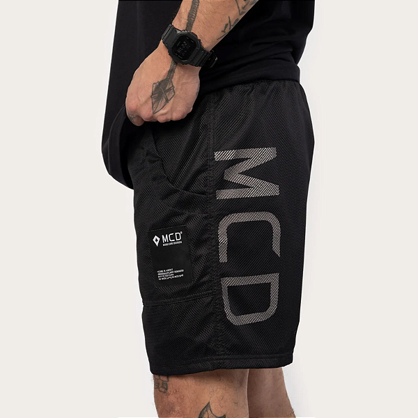 Bermuda MCD Utility Tela - Preto