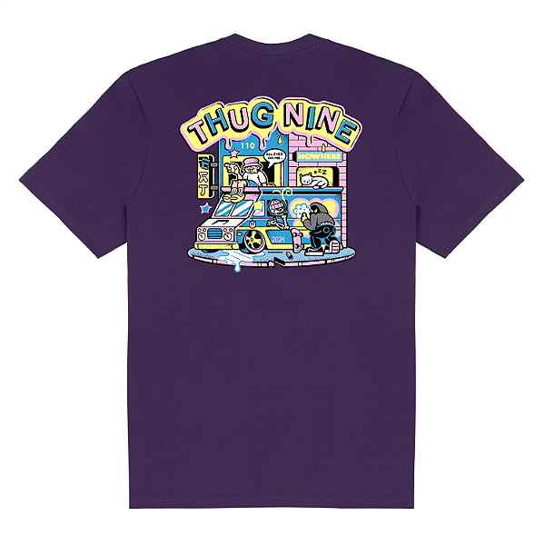 Tshirt Thug Nine All Eyes On Me - Roxo