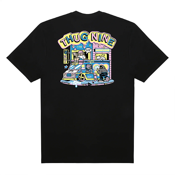 Tshirt Thug Nine All Eyes On Me - Preto