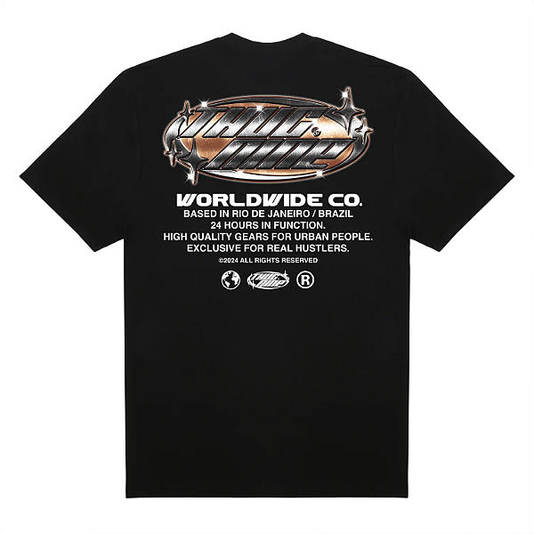 Tshirt Thug Nine Iron Work - Preto