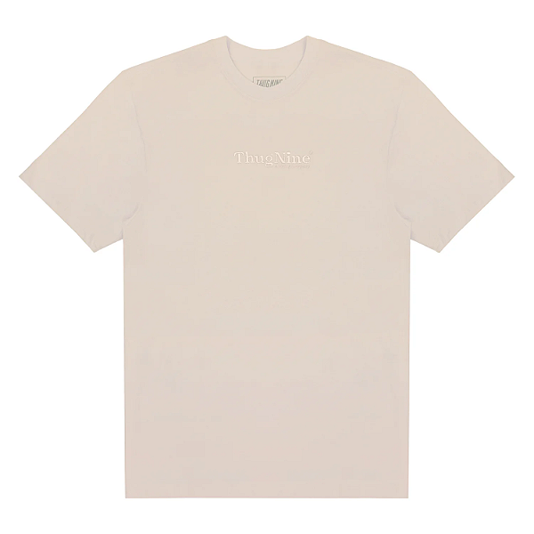 Tshirt Thug Nine Bold Premium Bordado - Branco