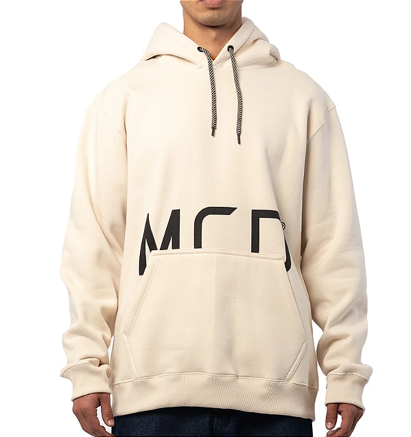 Moletom MCD Canguru Fechado Core - Creme