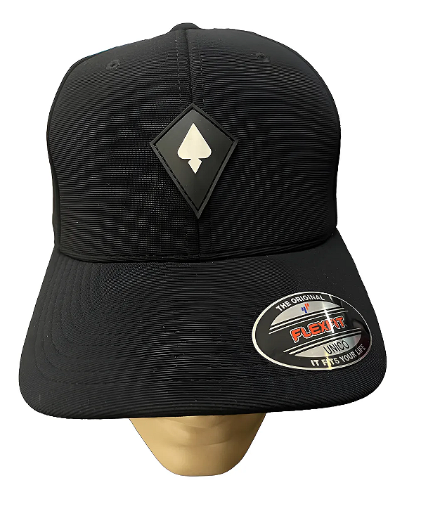 Bone MCD Flexfit Aba Curva Pipa - Preto