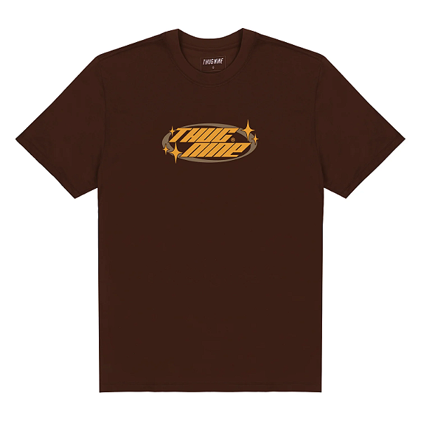 Tshit Thug Nine Analog - Marrom