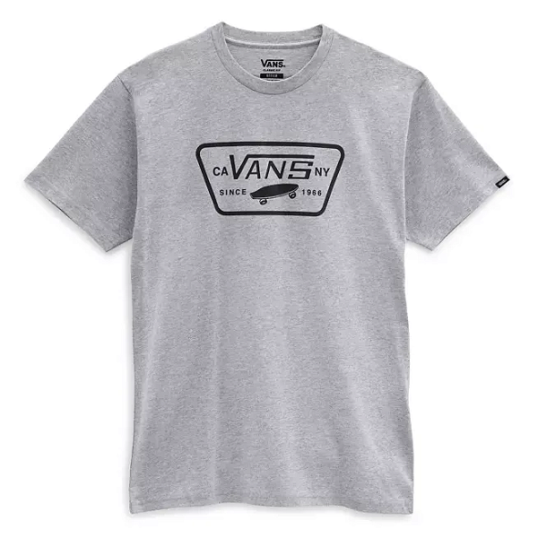 Tshirt Vans Full Patch - Cinza