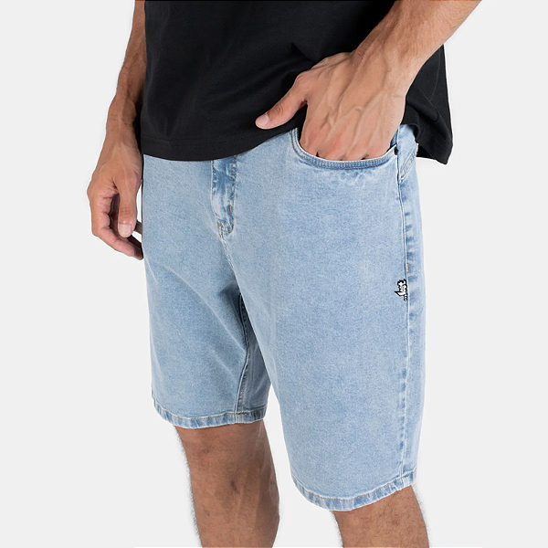 Bermuda Lost Jeans Relaxed Basics - Denin