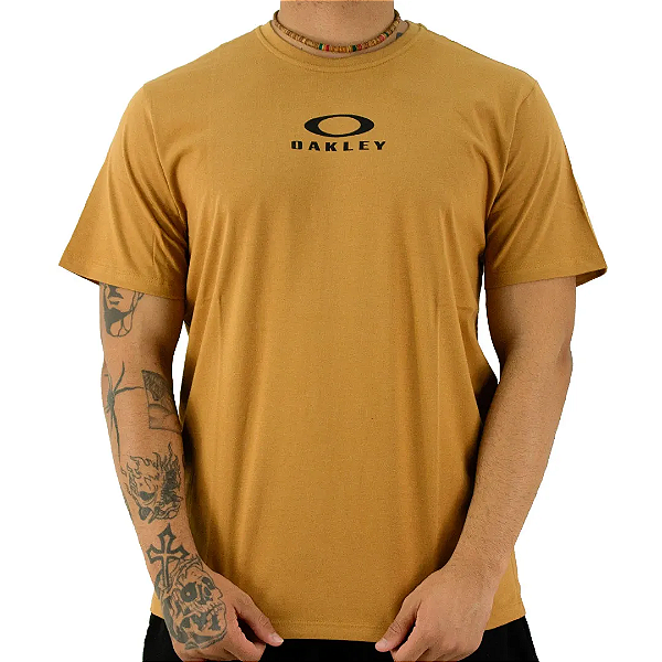 Tshirt Oakley Bark New tee - Amarelo