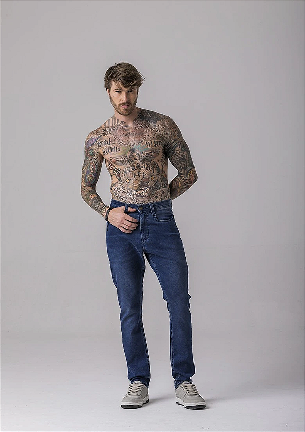 Calça Jeans Rock & Soda Slim - Indigo