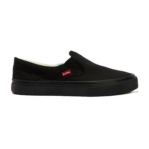 Tenis Redley Slip-On Monocrome - Preto