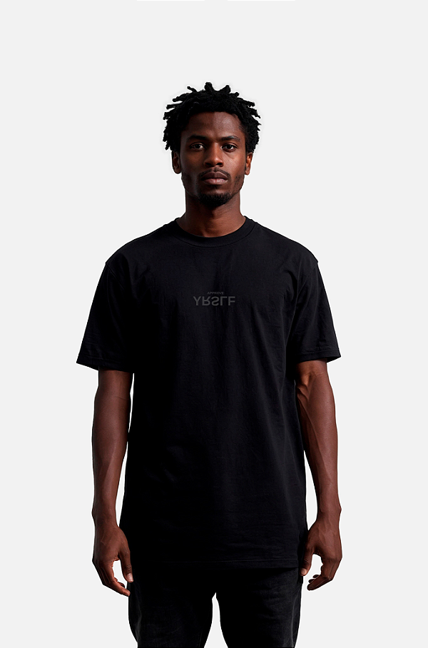 Tshirt Approve YRSLF Inverse Bold - Preto