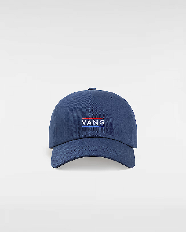 Bone Vans Half Box Curved Bill - Jockey Blue