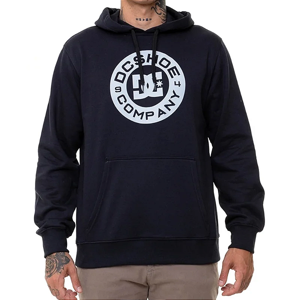 Moletom DC Shoes Canguru Destroyer - Preto
