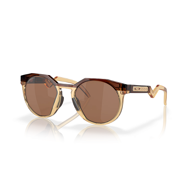Oculos Oakley HSTN™ Dark Amber/Light Curry - Prizm Tungsten (Kylian Mbappé Signature)