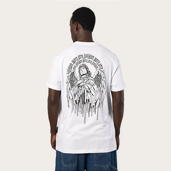Tshirt MCD Regular Anjo Derretendo - Branco